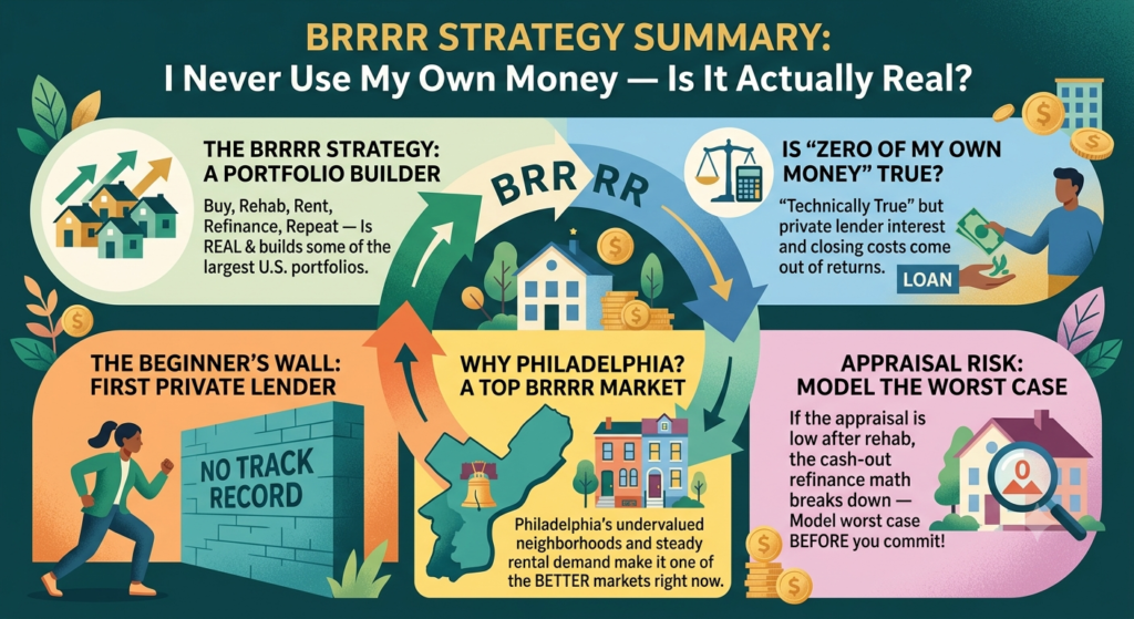 BRRRR strategy philadelphia buy rehab rent refinance repeat real estate investing