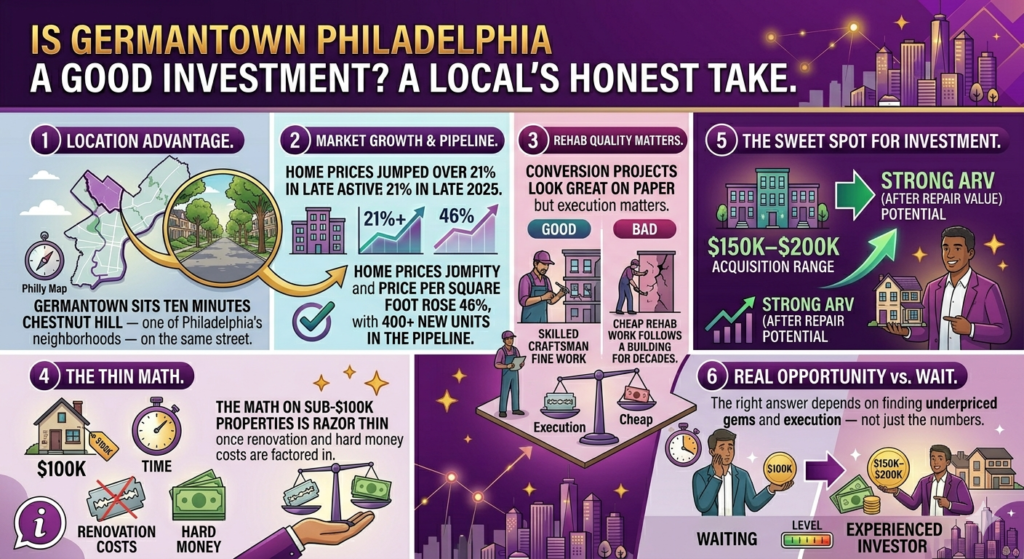 Germantown Philadelphia investment neighborhood Germantown Avenue development