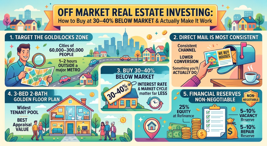 off market real estate investing direct mail strategy below market price
