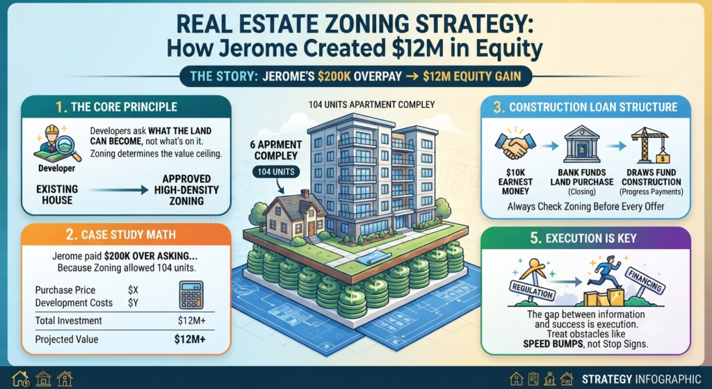 real estate zoning strategy construction loan development lot Philadelphia